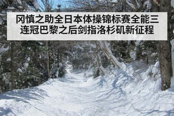 冈慎之助全日本体操锦标赛全能三连冠巴黎之后剑指洛杉矶新征程